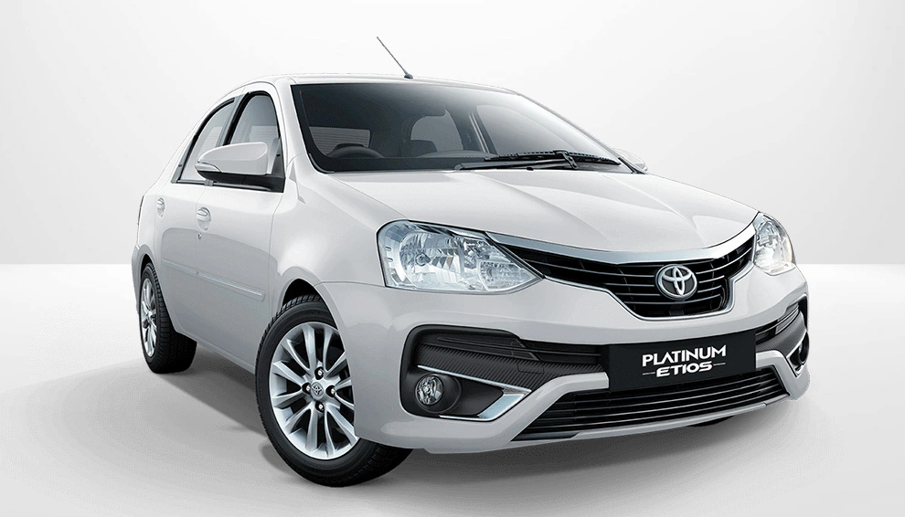 Toyota Etios on rent in Kolkata — 4 Seater rental